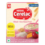 Nestle Cerelac Wheat Rice mixed fruit (10-24 month) 300g