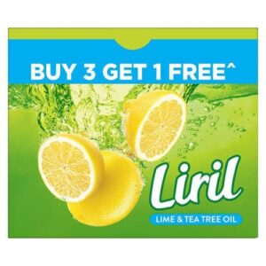 Liril Lime & Tea Tree Oil Bathing Soap Buy 3 Get 1
