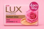 Lux Even Toned Glow Bathing soap 4x100g