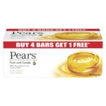 Pears Pure & Gentle Bathing soap Buy 4 Get 1
