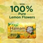 Hamam Lemon Flower Bathing Soap 50g - Image 2