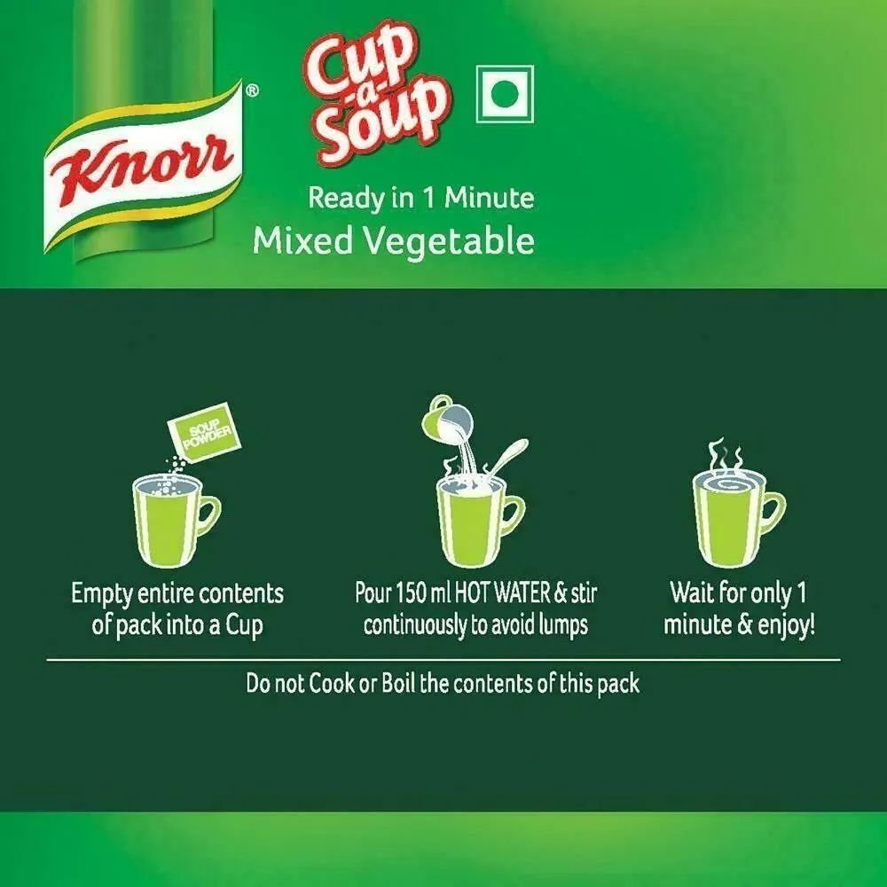 Knorr Instant Sweet Corn Veg Soup 44g - Image 2