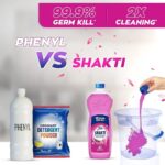 Lizol Shakti Floor Cleaner With Pine Oil Rose Fresh 900ml - Image 3