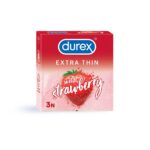 Durex Strawberry Pack Of 3 Condoms