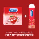 Durex Strawberry Pack Of 3 Condoms - Image 6