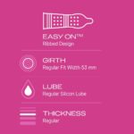 Durex Extra Ribbed Pack Of 3 Condoms - Image 3