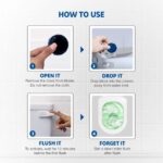 Harpic Flush Matic Lavender 2 x 50gm - Image 3