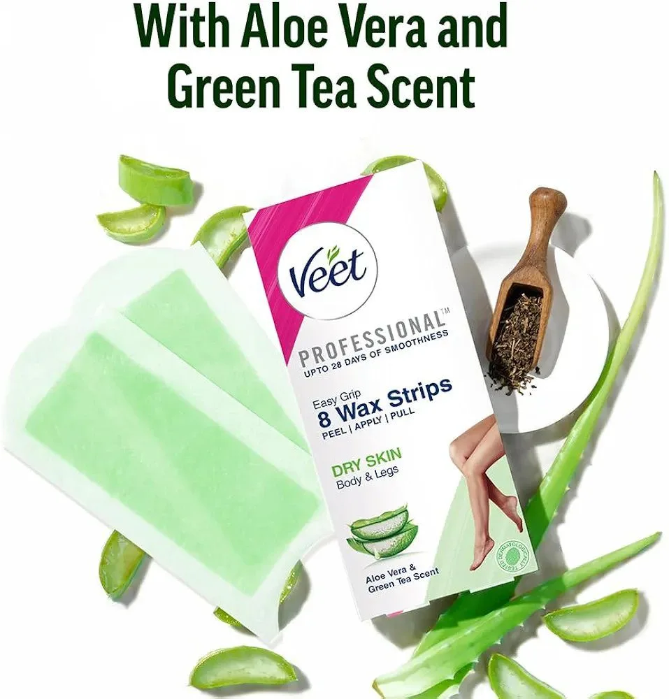 Veet Wax Strip Dry Skin 8pc - Image 2