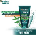 Himalaya Men Pimple Clear Neem Face Wash 100ml - Image 4