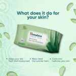 Himalaya Moisturizing Aloe Vera Facial Wipes 25pc - Image 2