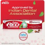 Dabur Red Toothpaste Super Value Pack 300g With Brush Free - Image 2