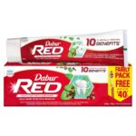 Dabur Red Toothpaste Super Value Pack 300g With Brush Free