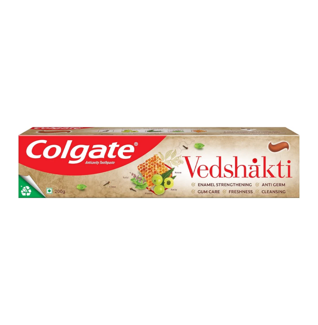 2025/11/1000416080.png Colgate Vedshakthi Toothpaste 200g - Image 1