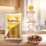 Saffola Gold Refined Oil 900ml - Image 3