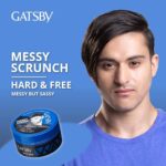 Gatsby Hard Free Messy Layered Low Hair Wax 25g - Image 2