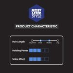 Gatsby Hard Free Messy Layered Low Hair Wax 75g - Image 3