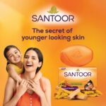Santoor Sandal Turmeric Soap Pack Of 4 125g - Image 2