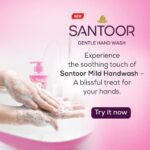 Santoor Mild Hand Wash 1+1 200ml - Image 4