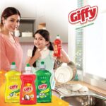 Giffy Lemon Dishwash Gel 750+500ml - Image 3