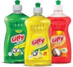 Giffy Green lime Dishwash Gel Pack Of 2 500ml - Image 5