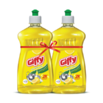 Giffy Lemon Dishwash Gel Pack Of 2 500ml