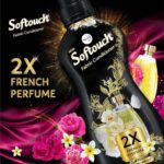 Softouch 2X French Perfume French Rose, Jasmine, Patchouli & Vanilla  Fabric Conditioner 800+210ml - Image 2