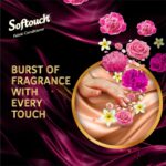 Softouch 2X French Perfume French Rose, Jasmine, Patchouli & Vanilla  Fabric Conditioner 800+210ml - Image 3