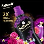Softouch 2X Royal Perfume Grapefruit, Bergamot, Rose, Jasmine & Cedarwood Fabric Conditioner 800+210ml - Image 2