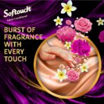 Softouch 2X Royal Perfume Grapefruit, Bergamot, Rose, Jasmine & Cedarwood Fabric Conditioner 800+210ml - Image 4