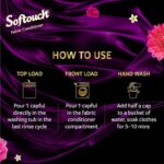 Softouch 2X Royal Perfume Grapefruit, Bergamot, Rose, Jasmine & Cedarwood Fabric Conditioner 210ml - Image 6