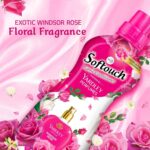 Softouch Yardley Perfumes Windsor Rose Fabric Conditioner 210ml - Image 3