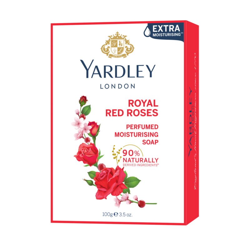 2025/11/1000487237.png Yardley London Royal Red Rose Luxury Soap 100g - Image 1