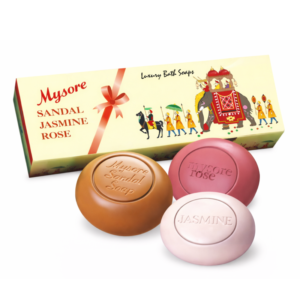 Mysore Sandal Jasmine Rose Pack Of 3 450g