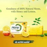 Margo Neem Naturals Honey Lemon Soap 100g - Image 2