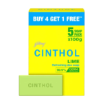 Cinthol Lime Soap Pack Of 5 100g