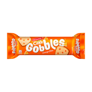 Britannia Gobbles Orange Bites Cake