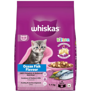 Whiskas Cat Food Kitten 2 - 12 Month 1.1kg