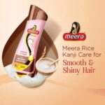 Meera Smooth Shine Shampoo 80ml Rice Kanji Aloe Vera - Image 2