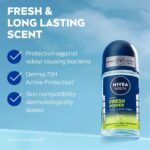 Nivea Men Fresh Power Deodorant Roll On 50ml - Image 4