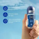 Nivea Men Cool Kick Deodorant Roll On 50ml - Image 3