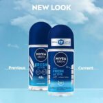Nivea Men Fresh Active Deodorant Roll On 50ml - Image 2