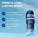 Nivea Men Fresh Active Deodorant Roll On 50ml - Image 4