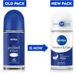 Nivea Protect Care Deodorant Roll On 50ml - Image 2
