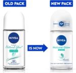 Nivea Natural Glow Sensitive Deodorant Roll On 50ml - Image 2