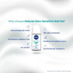 Nivea Natural Glow Sensitive Deodorant Roll On 50ml - Image 4