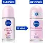 Nivea Pearl Beauty Deodorant Roll On 50ml - Image 2