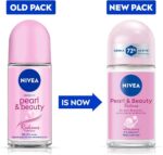 Nivea Pearl Beauty Radiance Deodorant Roll On 50ml - Image 2
