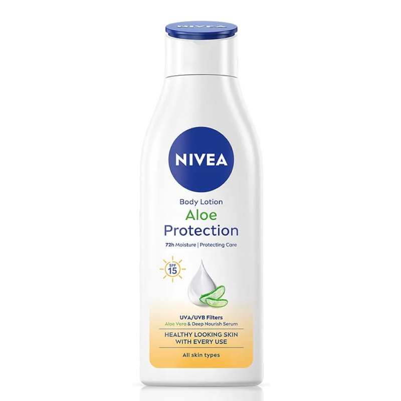 2026/04/1000493579.png Nivea Aloe Protection SPF 50 Body Lotion 200ml - Image 1