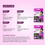 Vcare Moustache & Beard Shampoo Colour Black 17ml - Image 3