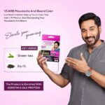 Vcare Moustache & Beard Shampoo Colour Black 17ml - Image 4